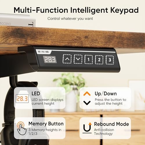 Monomi 79" Large Electric Standing Desk,Height Adjustable for Two-Person - Image 5