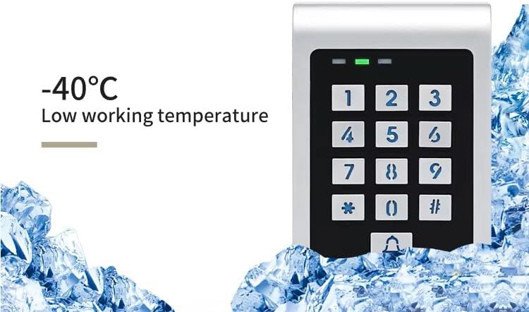 Smart WiFi Metal Outdoor Keypad RFID Access Controller with Tuya Phone App Remote Control 600lbs Magnetic Lock Push Exit Button Commercial WiFi Access Control System - Image 5