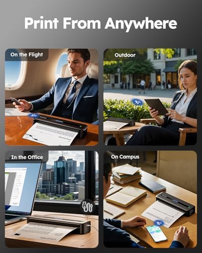 Phomemo M832 Portable Printers Wireless for Travel, Inkless Thermal Printer - Image 2