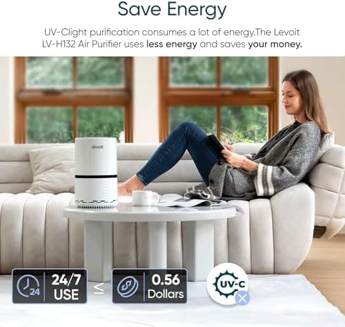 Levoit Air Purifier for Home Pets Bedroom, Air Purifiers Quiet Operation - Image 6