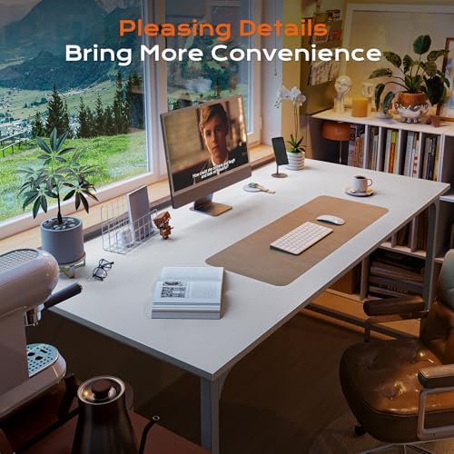 PRAISUN 55 X 24 Inch Computer Desk with Deeper Desktop - Image 5