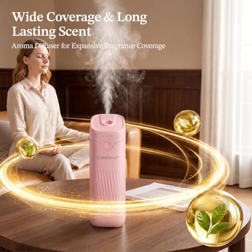 Waterless Essential Oil Diffuser with 3x120ml Oil - Image 4