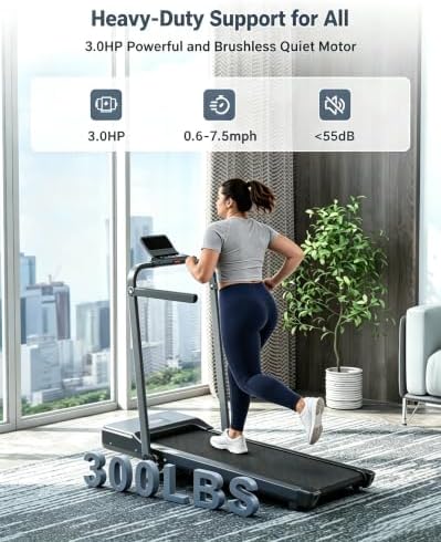 MJWW 6% Incline Walking Pad, Smart AI Under Desk Treadmill for Home - Image 4