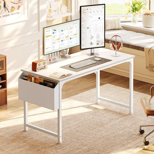 PRAISUN 47'' Computer Desk with Fabric Storage Bag - Image 2