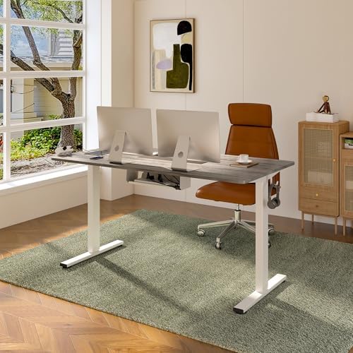 FLEXISPOT EN2 48"x24" Whole-Piece Standing Desk with Power Strip - Image 2