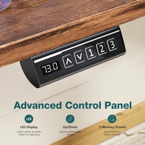Sweetcrispy Electric Standing Desk, Computer Desk, 63x24 Inch - Image 5