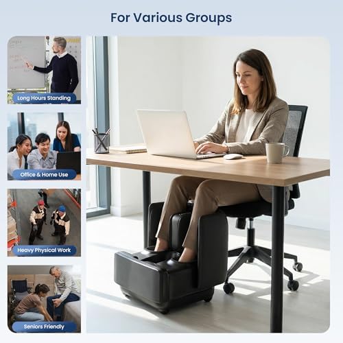 COMFIER Shiatsu Foot & Calf Massager with Heat,2 in 1 Ottoman,FSA Eligible - Image 6