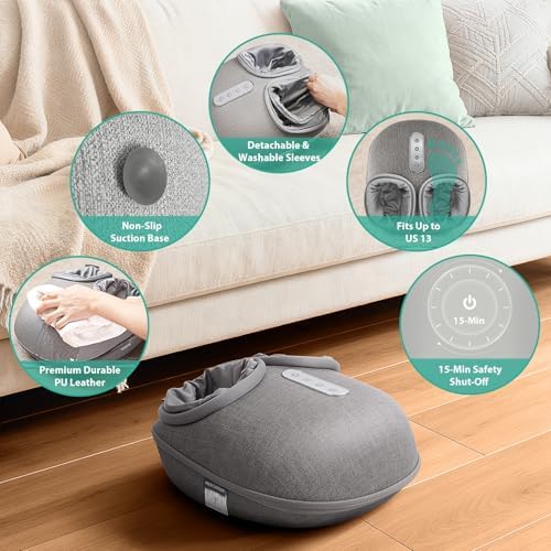 Medcursor Foot Massager with Heat, Shiatsu Deep Kneading [2026 Upgraded] - Image 4