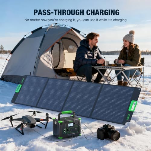 Portable Power Station 1000W 999Wh Solar Generator for Outdoor Camping - Image 4
