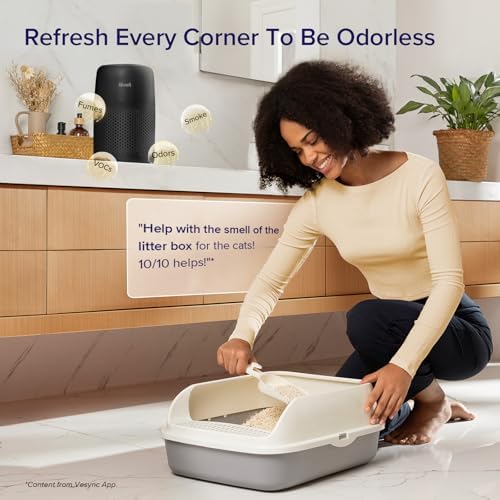Levoit Air Purifiers for Home Bedroom Dorm Room, Small Quiet Air Purifiers - Image 4