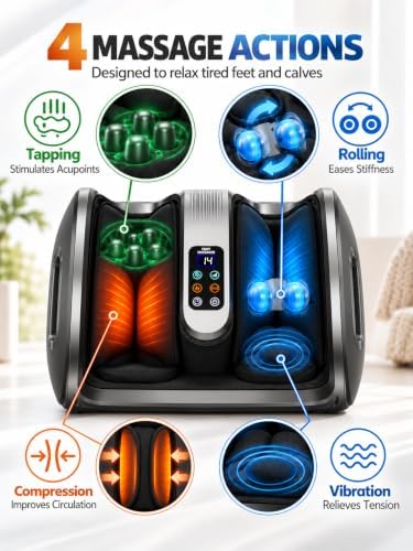 FSA Shiatsu Foot Massager with Heat, HSA Eligible Electric Foot Massager - Image 5