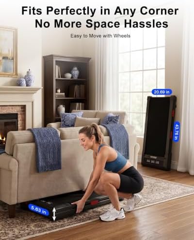 Superun Waking Pad Treadmill with Incline, 3.0HP and 300 LBS Capacity - Image 6