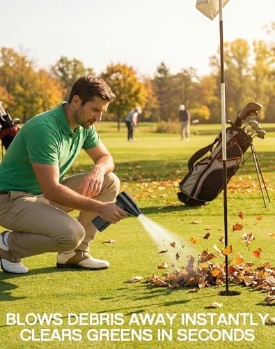 Cordless Air Caddy Golf Blower - Air Caddy Pro 2.0-129 MPH Portable Jet Fan for Golf Shoes, Carts & Equipment - Rechargeable Personal Air Duster for Travel & Car Detailing - 90 Min Runtime (2) - Image 2