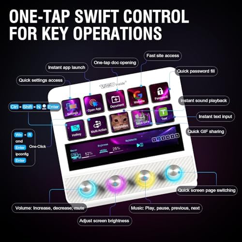 VSD N4 Pro Stream Controller Streaming Deck, Audio and Studio Controller - Image 2