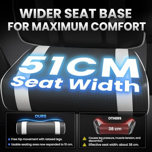 Gaming Chair for Adults Gamer Game Ergonomic PC Chair, 7-Point Support - Image 5