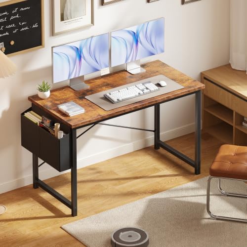 OLIXIS Computer Desk, 47 Inch Gaming Desks for Home Office Small Spaces - Image 6