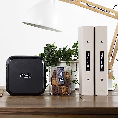 Brother P-touch CUBE Plus Bluetooth Label Maker (PT-P710BT), Black - Image 2
