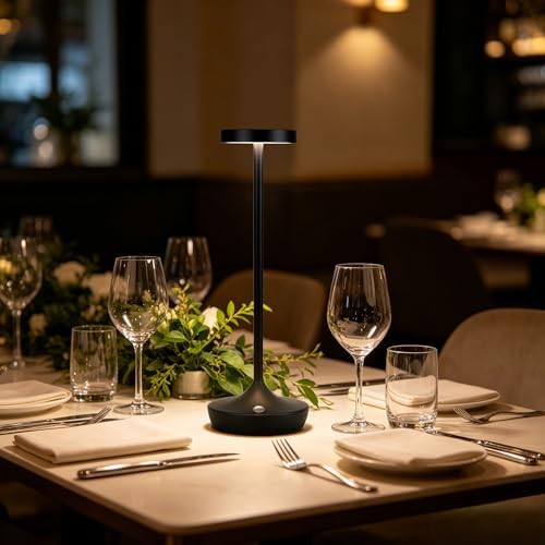 YHT Rechargeable Cordless Table Lamps 6000mAh LED Battery Table Light - Image 2