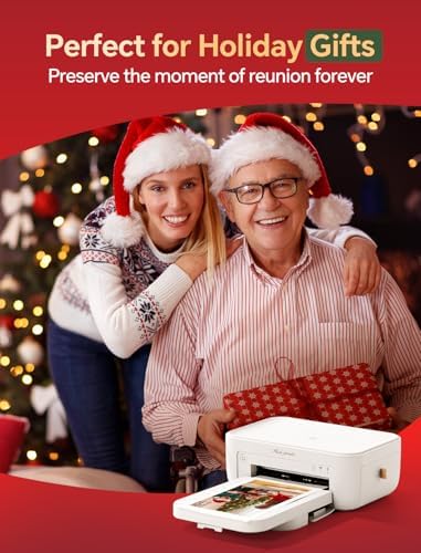 HPRT Photo Printer 4x6,+20 Sheets&1ribbon, Picture Printer for iPhone, Android, Smartphone, AR Video Printing, Portable Photo Printers CP4100 - Image 2