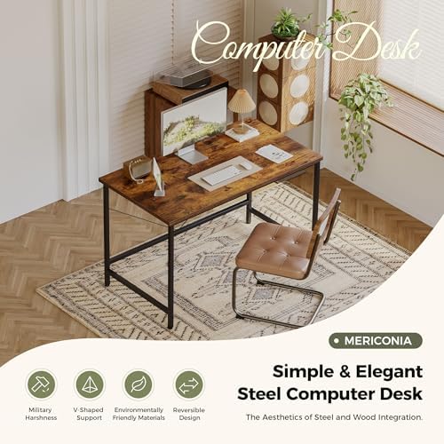 Mericonia 32x16 Inch Computer Desk, 0.6" Thick Small Office Table - Image 2
