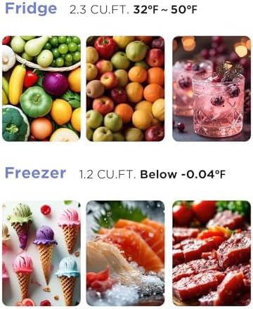 F.W.WOOLWORTHS 3.5 Cu.Ft Refrigerator with Freezer - Image 3