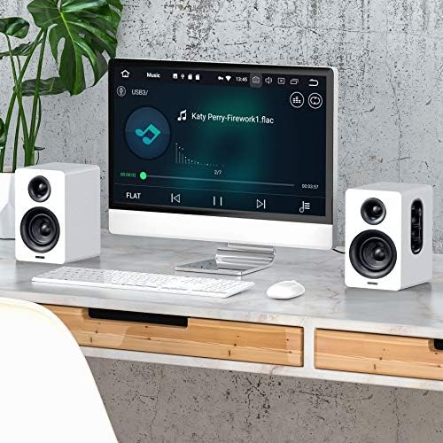 Sanyun SW208 3" Active Bluetooth 5.0 Bookshelf Speakers, Built-in 24bit DAC - Image 6