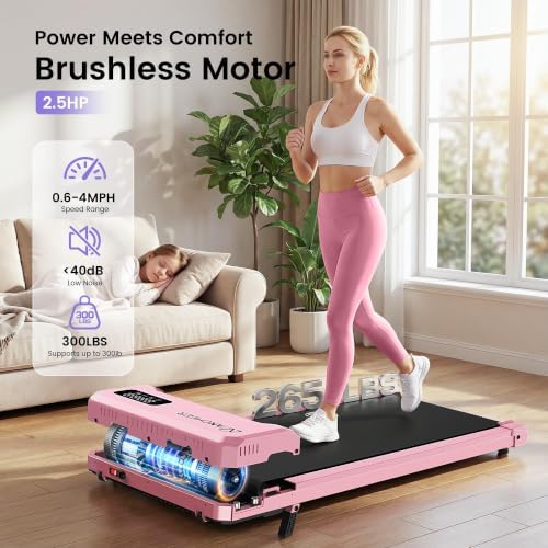 ANCHEER Walking Pad with Incline-Small Treadmill for Home - Image 5