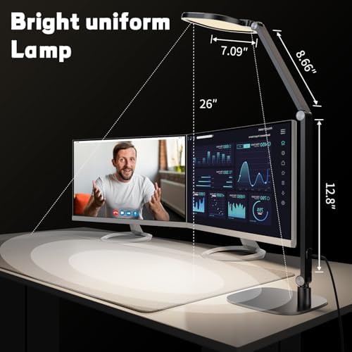 LitONES LED Desk Lamp for Home Office, Eye-Caring Diffused Desk Light - Image 6