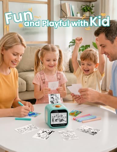 AI Voice Sticker Maker for Kids, Touchscreen Inkless Thermal for DIY Fun - Image 5