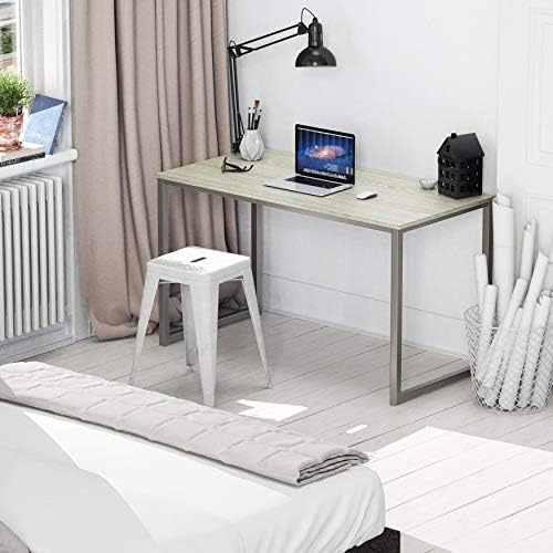 SHW Mission 48-Inch Home Office Computer Desk, Maple - Image 2