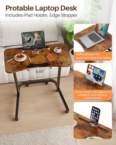 Walking Pad Desk with Tilt Top, Adjustable Standing Desk for Treadmill - Image 6