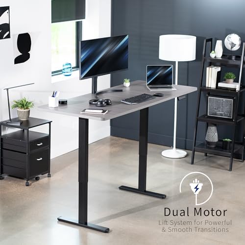 VIVO Dark Gray 71 x 30 in Standing Desk, DESK-KIT-E2B7G - Image 4