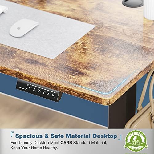 DUMOS 41.5 Inch Electric Standing Desk, Adjustable Height, Memory Desk - Image 6