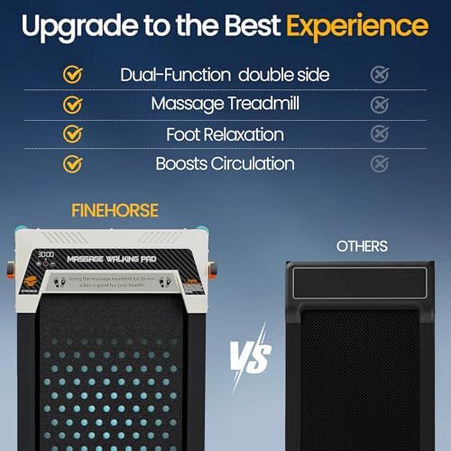 Under Desk Treadmill for Home, Two-Sided Foot Massage Walking Pad 330Lbs - Image 4