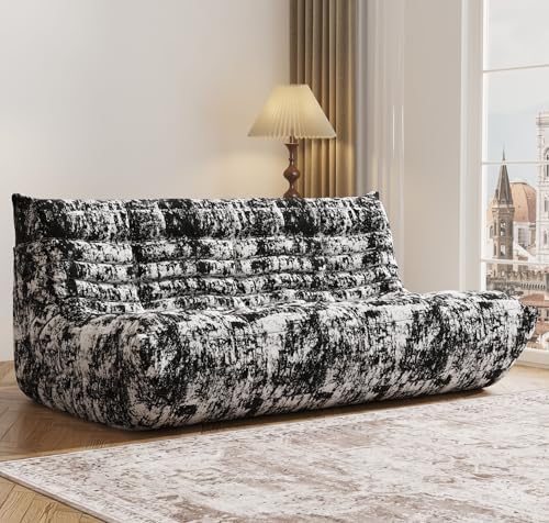 3 Seater Adults Bean Bag Chairs Togo Couch Comfy Lazy Floor Sofa by SYFERLORY