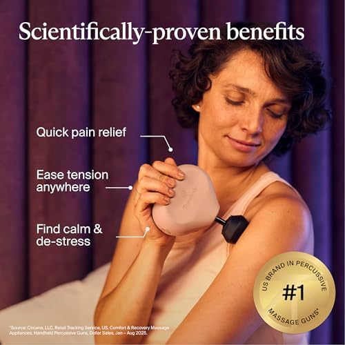 TheraGun Therabody Mini 3rd Gen Massage Gun | Travel Essential, Desert Rose - Image 2