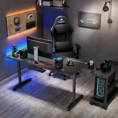 EUREKA ERGONOMIC Gaming Desk, 60 Inch Computer Desk with Full Mouse Pad - Image 2