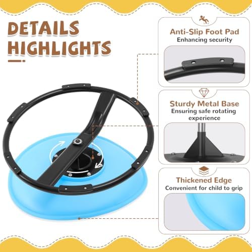 Zhenx Spinning Chair for Autistic Kids (Ages 3-18), Autism Sensory Toy Gift - Image 4