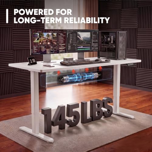 Furmax 48 Inches Electric Height Adjustable Standing Desk Home Office Desk - Image 4