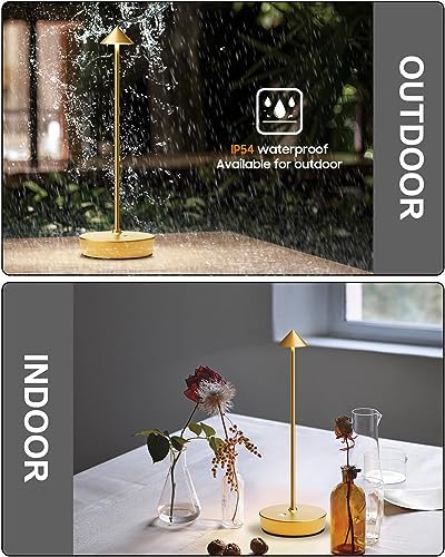 Cordless Table Lights 6000mAh Rechargeable Battery Outdoor LED Desk Lamp - Image 5