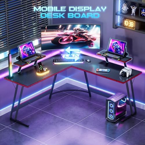 Homall L Shaped Gaming Desk Computer Corner Desk PC Gaming Desk Table - Image 5
