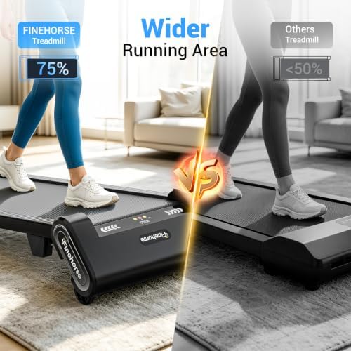 FINEHORSE Walking Pad with 13% Auto Incline, Under Desk Treadmill for Home - Image 4