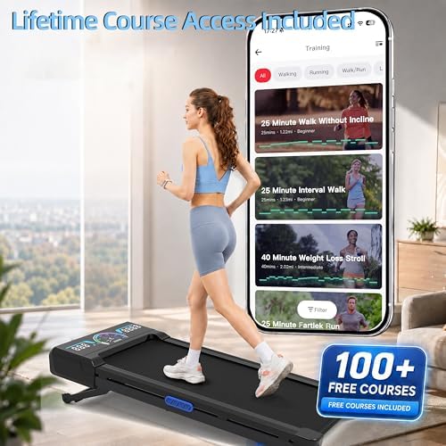 Walking Pad Treadmill 12% Auto Incline, Under Desk Treadmill - Image 3