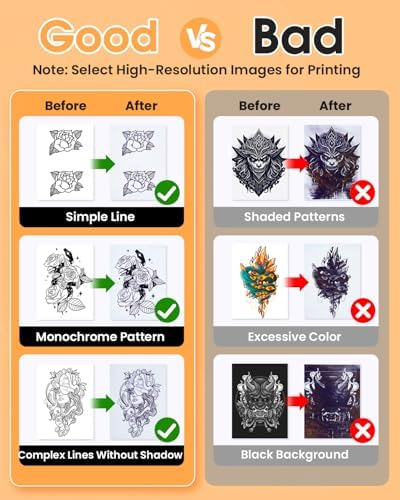 Phomemo M08F Tattoo Stencil Printer, Bluetooth, Wireless, Thermal, Portable - Image 5