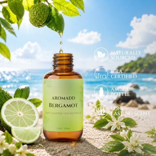 AROMADD Bergamot Diffuser Oil Inspired by Luxury Hotel Scent, 100 mL - Image 3