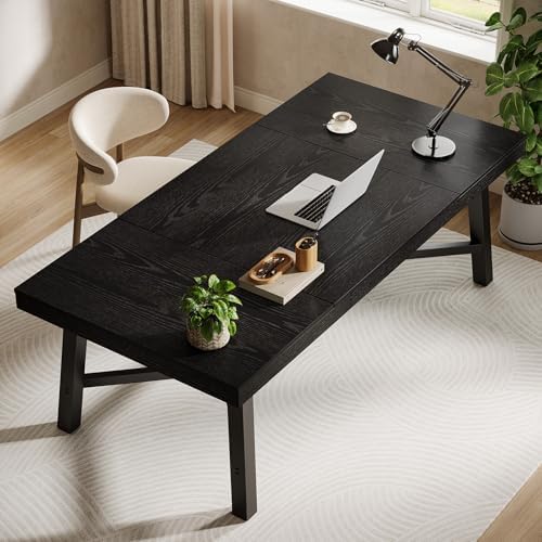 Tribesigns 71-Inch Executive Desk, Farmhouse Computer Desk for Home Office - Image 5