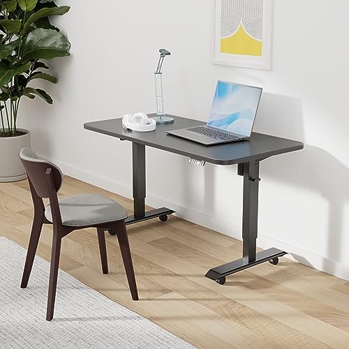 Monomi 48" x24“ Electric Height Adjustable Standing Desk,Black - Image 2