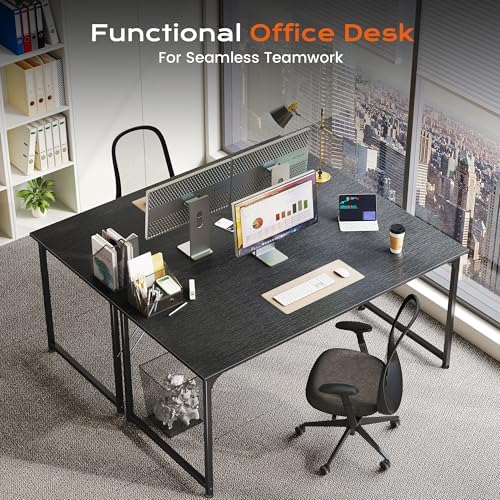 PRAISUN 47 X 24 Inch Computer Desk with Deeper Desktop - Image 3