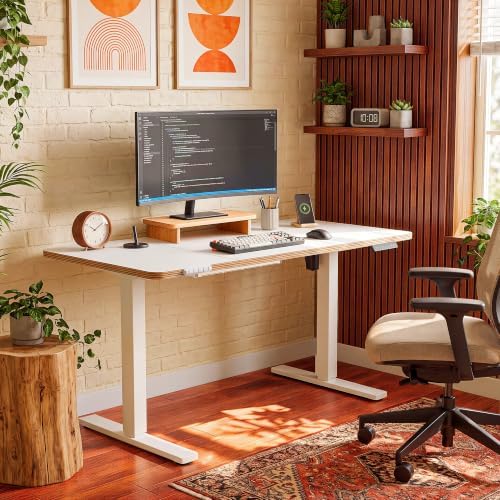 48 Inch Standing Desk with Wheels, USB-C Port, Cable Management - Image 2