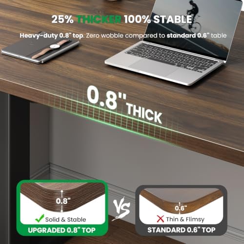 SIAGO 48 x 24 Inch Electric Standing Desk, 0.8 Inch Thick Tabletop - Image 3